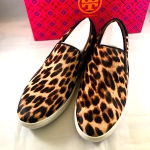 Tory Burch Leopard Slip on Size 9.5